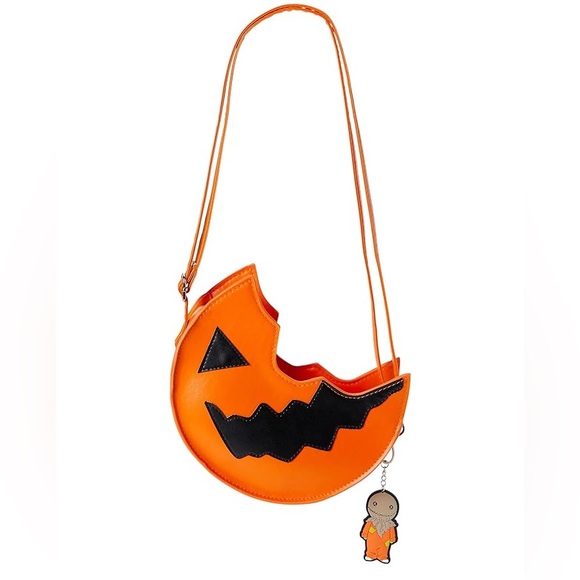 spirint halloween Handbags - Orange Pumpkin Crossbody Bag
